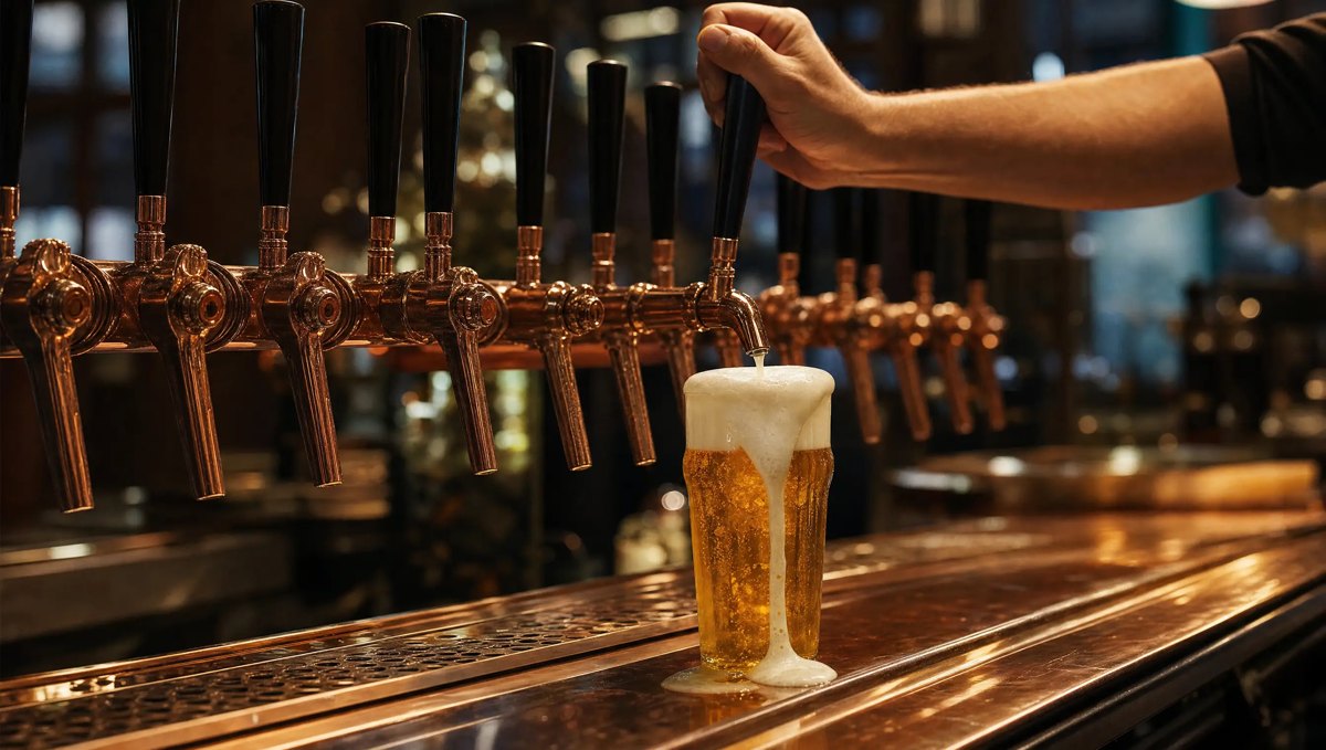 Commercial beverage draft system