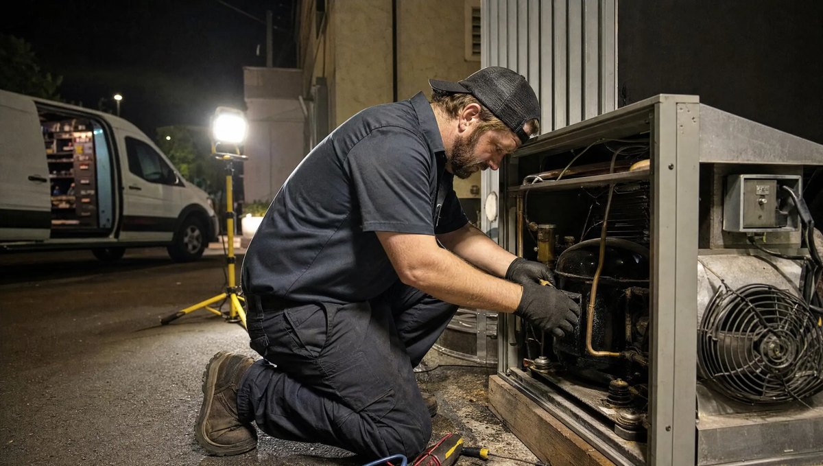Emergency refrigeration service